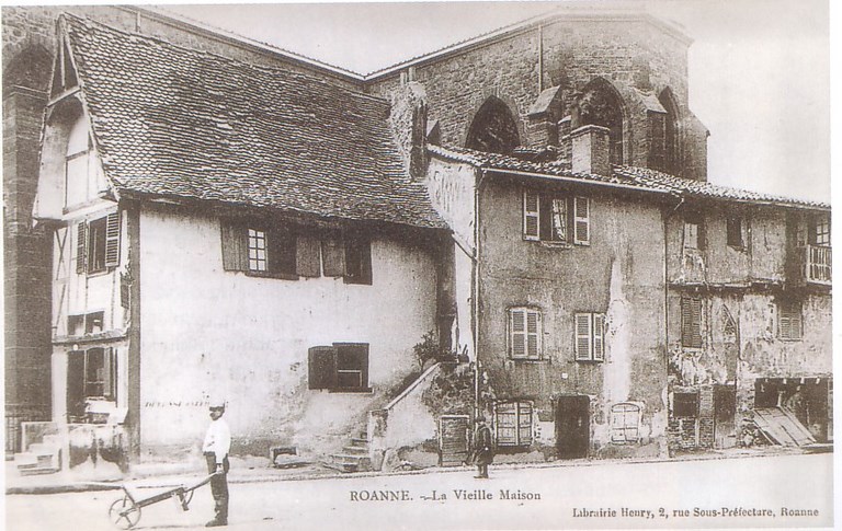 Maison datant du moyen âge et détruite au XXième siècle